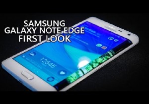 Samsung, Galaxy Note Edge yi İşte Böyle Tanıttı!