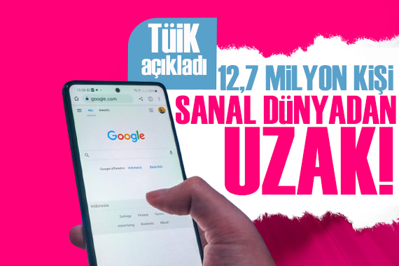 TÜİK in açıkladı: Türkiye nin yüzde 15 i internete yabancı!