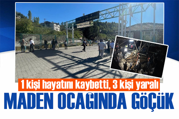 Zonguldak ta maden ocağında göçük! Ekipler bölgede
