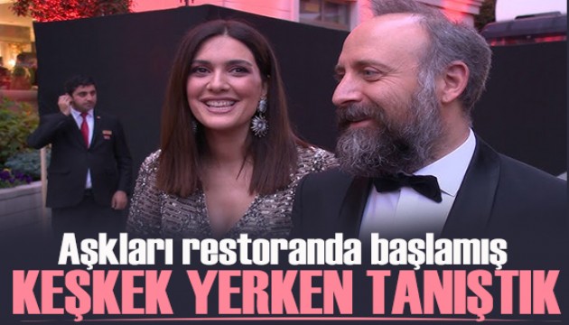 Halit Ergen ei Bergzar Korel ile ak servenin ilk kez anlatt