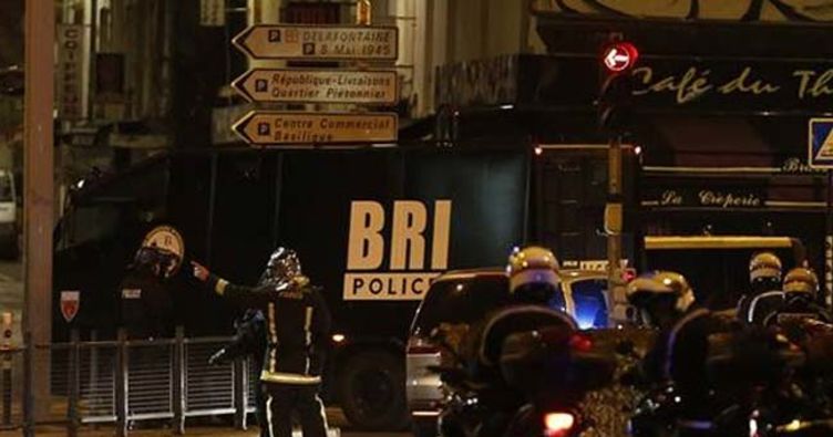 Paris te silahlı çatışma