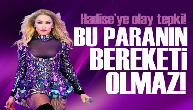 Reynmenin annesinden Hadise'ye tepki: Bu parann bereketi olmaz