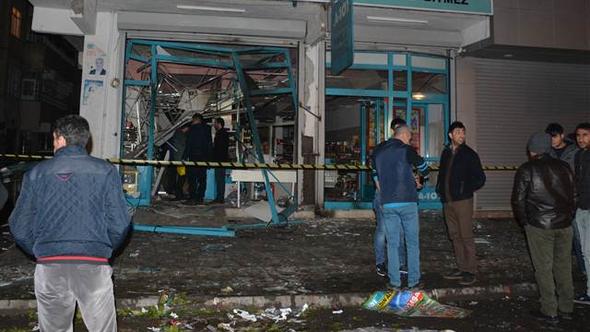 Diyarbakır da markete saldırı