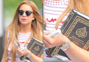 Alkolik Lindsay Lohan Müslüman mı Oldu? Kur-an la Ne Yapıyor?