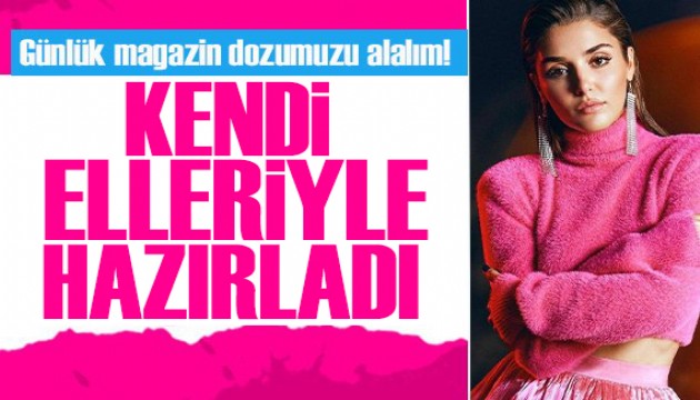 Hande Er�el'in a�ure tarifi sosyal medyada b�y�k ilgi g�rd�