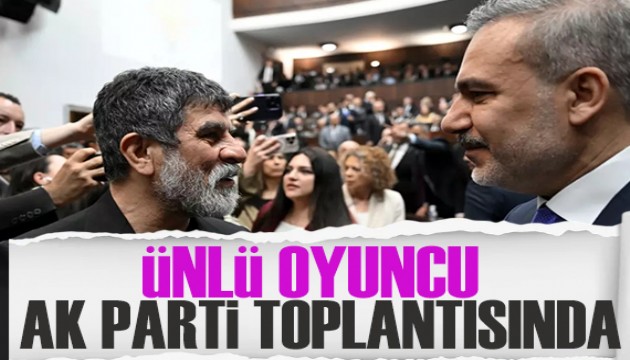 Oyuncu Sefa Zengin, AK Parti grup toplant�s�nda