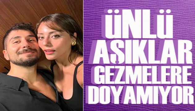 S�la T�rko�lu ve sevgilisi gezmelere doyam�yor!