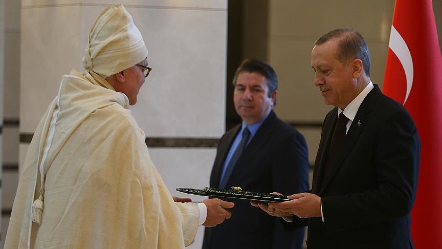 Erdoğan,büyükelçiyi kabul etti