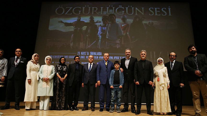 Erdoğan o filmi izledi