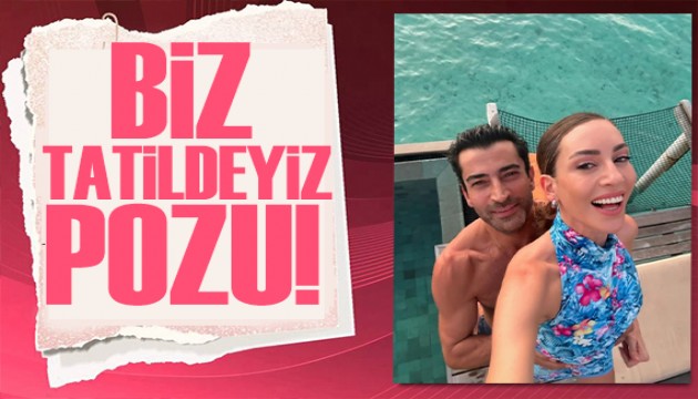 Sinem Kobal ve Kenan �mirzal�o�lu�ndan romantik tatil karesi!