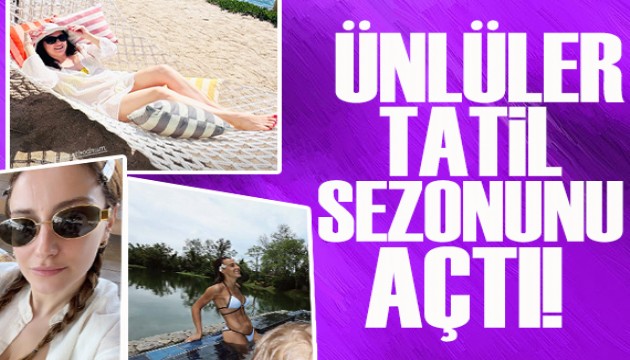 �nl�lerden biz tatildeyiz pozu!