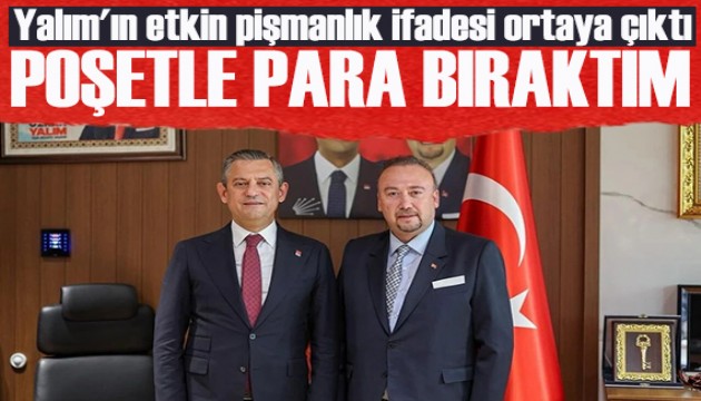 �zkan Yal�m'�n etkin pi�manl�k ifadesi ortaya ��kt�: �zel'in evinin �n�ne po�etle para b�rakt�m