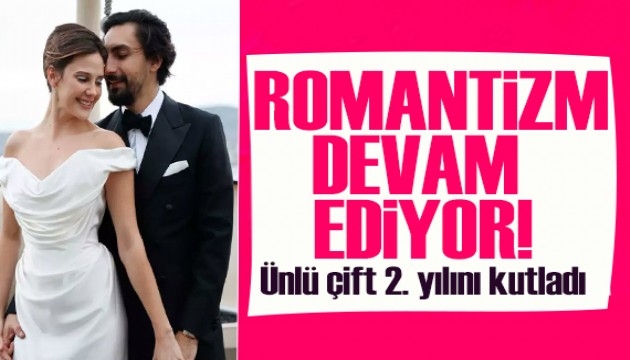 Alina Boz ile Umut Evirgen evliliklerinin 2. yl kutlad