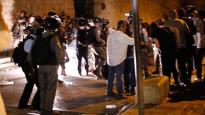 İsrail polisinden cemaate müdahale