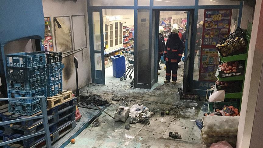 İstanbul da markete saldırı