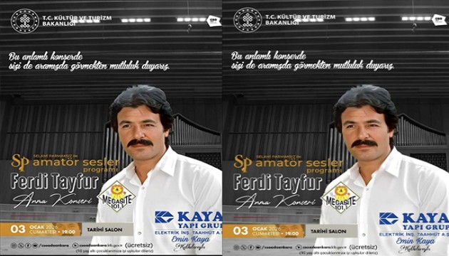 Sanat�� Ferdi Tayfur vefat�n�n birinci y�l�nda an�lacak