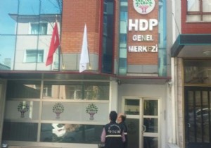 HDP binalarında arama!