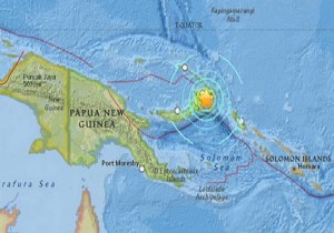 Papua Yeni Gine de 7,7 şiddetinde depremin ardından tsunami uyarısı