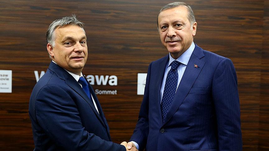 Erdoğan, Orban ile görüştü