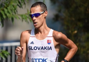 Yürüyüşte altın madalya Slovak atletin