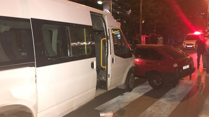 Ankara da trafik kazası:1 ölü