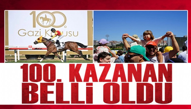 Gazi Ko�usu'ndan 100. kazanan belli oldu
