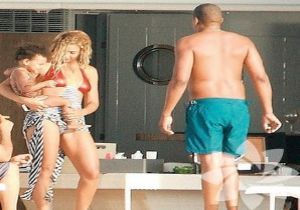Beyonce ve Jay-Z Deniz Keyfinde