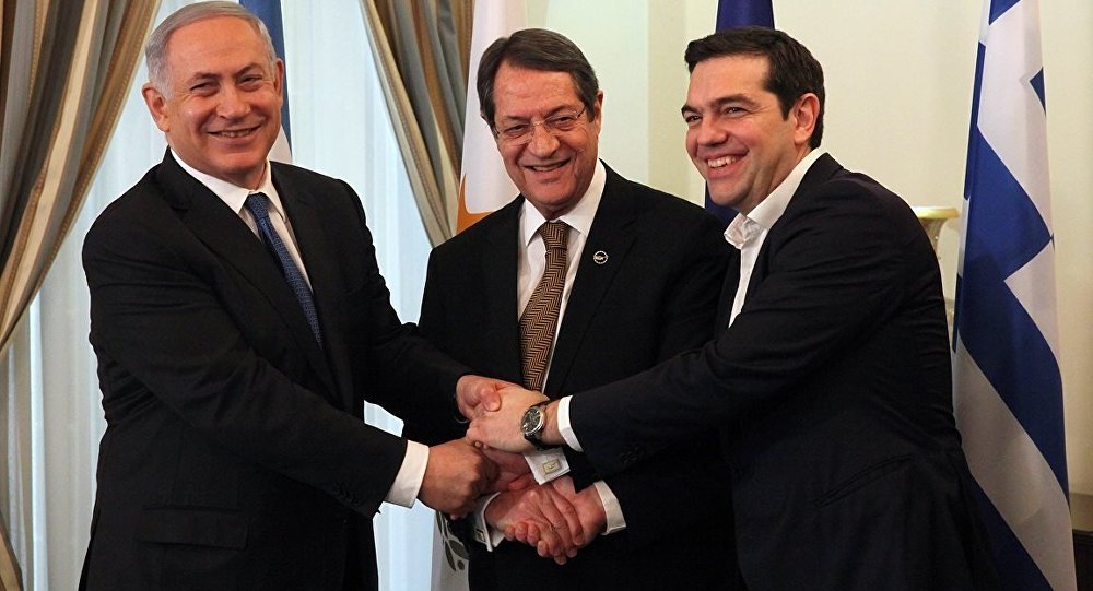 Kıbrıs ta üçlü doğalgaz zirvesi