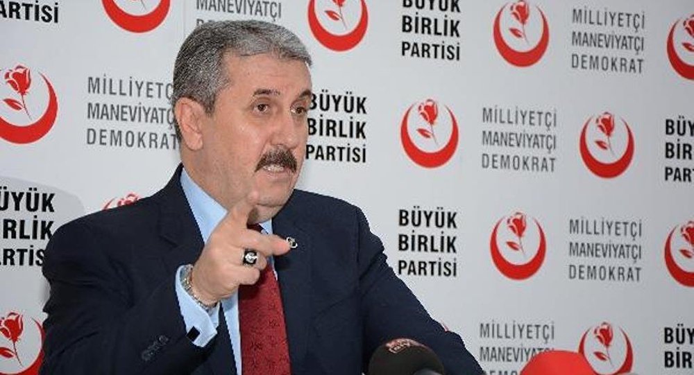 BBP Genel Başkanı Mustafa Destici’den ittifak açıklaması