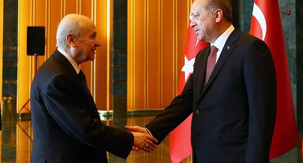 Erdoğan ile Bahçeli bir araya geldi