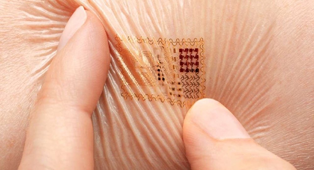 Çin,  elektronik deri  üretti