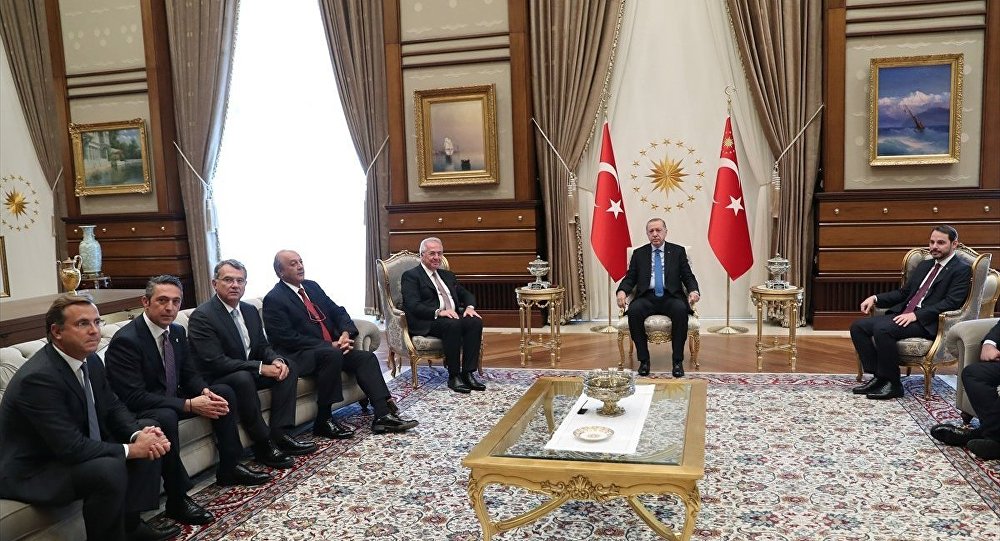 Erdoğan, TÜSİAD heyetiyle görüştü