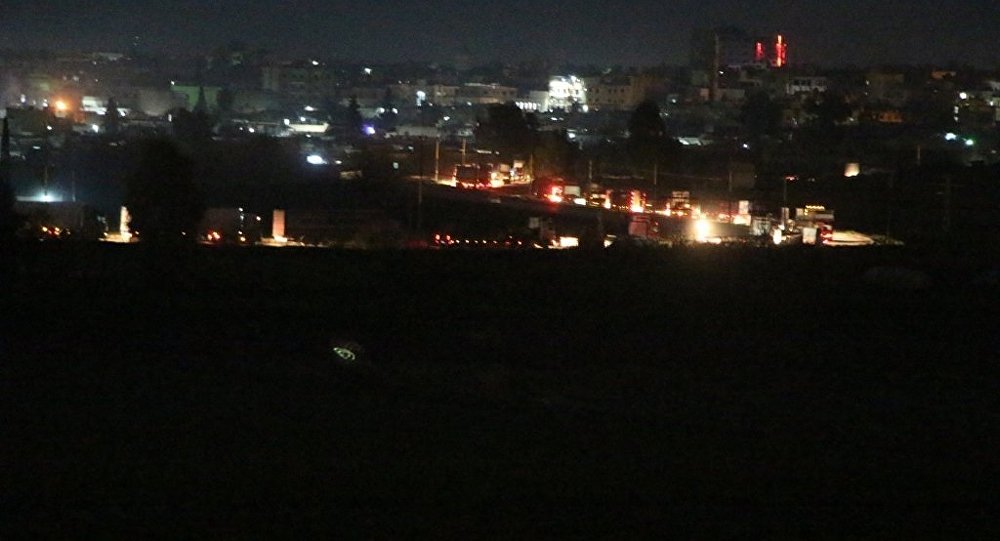 ABD’nin Suriye’ye gönderdiği 300 araçlık konvoy görüntülendi!
