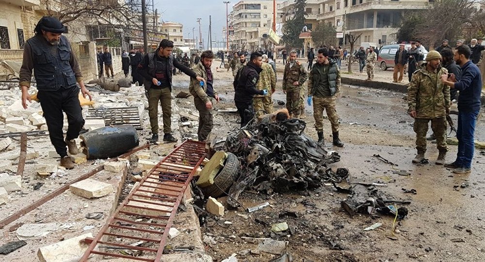 Afrin de saldırı: 1 ölü, 20 yaralı