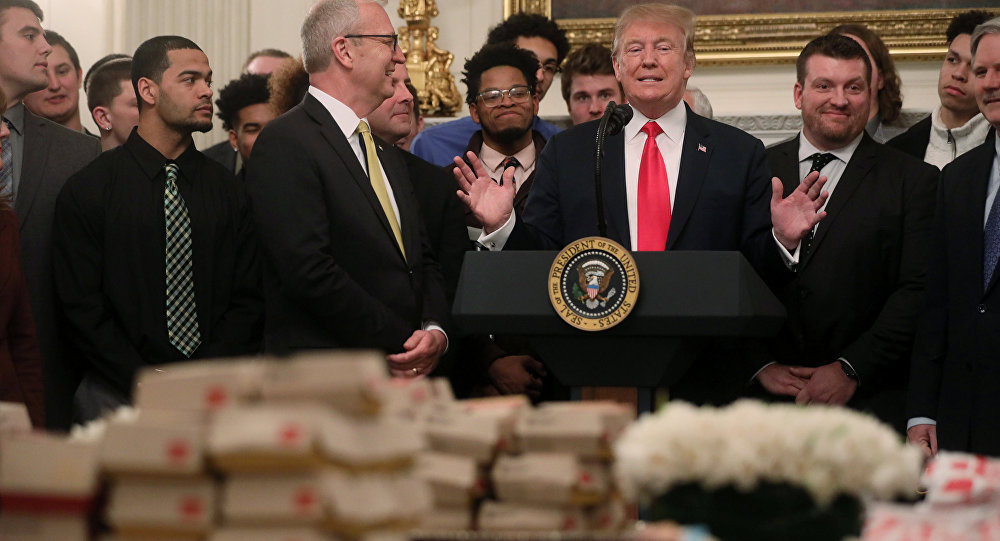 Beyaz Saray ı fast food istila etti