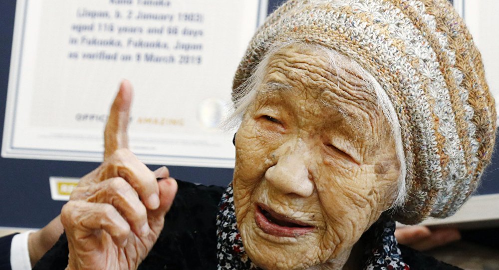 Dünyanın en yaşlısı yine Japonya dan