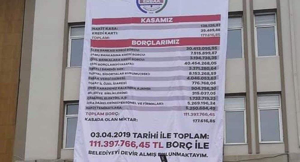MHP li başkan AK Partili başkandan kalan borcu ifşa etti