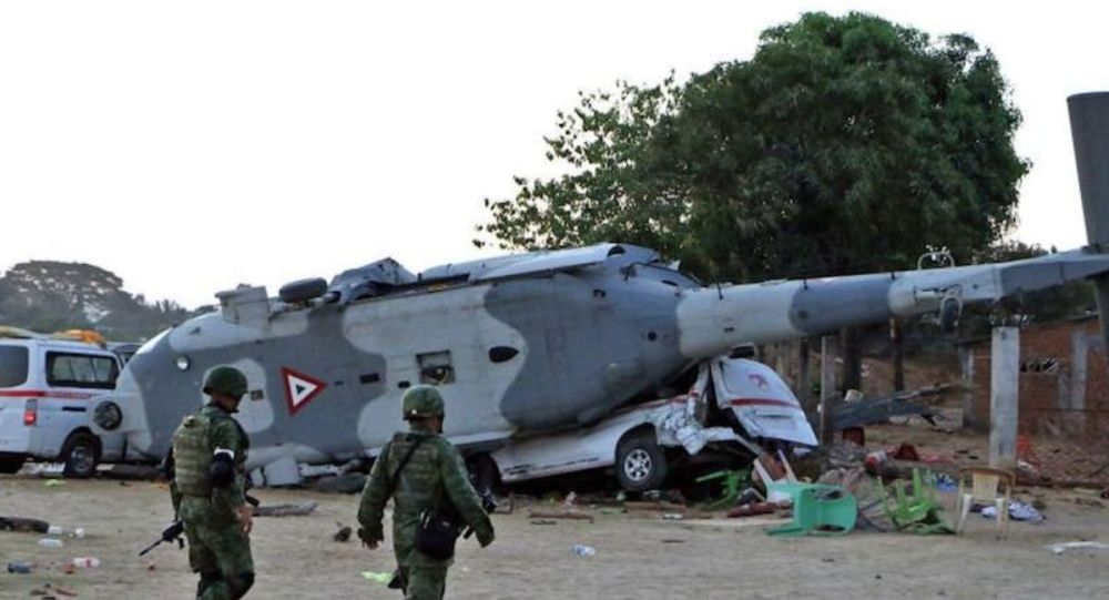 Askeri helikopter düştü: 6 ölü