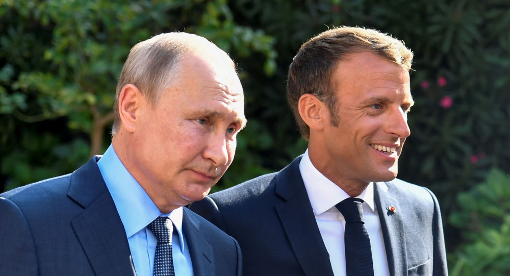 Putin ve Macron dan  Soçi  görüşmesi
