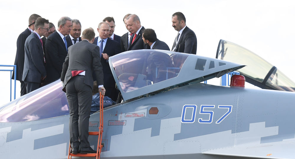 Putin ve Erdoğan, Su-57 yi inceledi