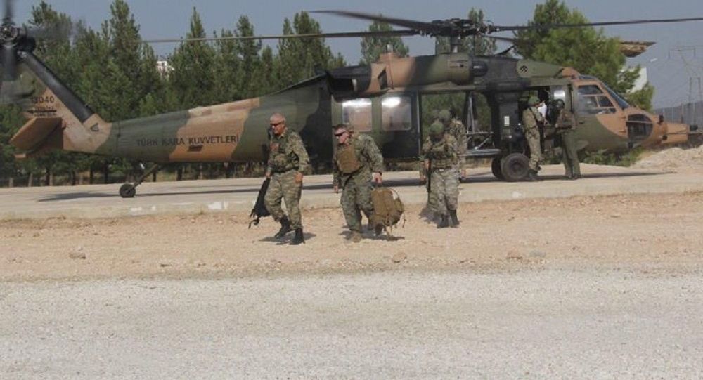 Fırat ın doğusunda Türkiye ile ABD den ikinci ortak helikopter uçuşu
