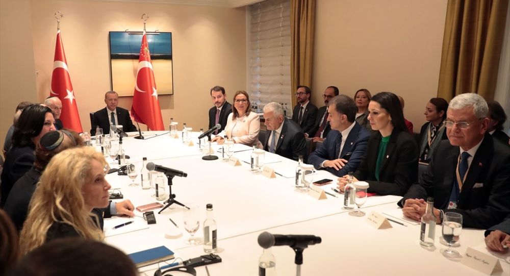 Erdoğan, ABD de Yahudi kuruluş temsilcileriyle buluştu