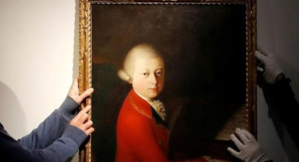Mozart ın çocukluk portresi 4 milyon euroya satıldı!