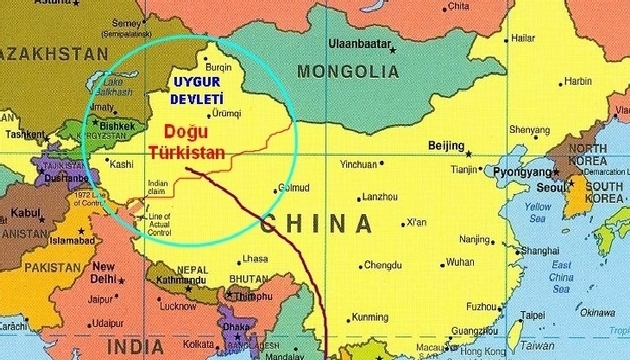Çin den  Uygur Türkleri  açıklaması