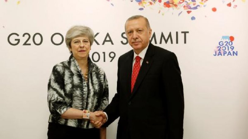 Erdoğan, Theresa May ile görüştü