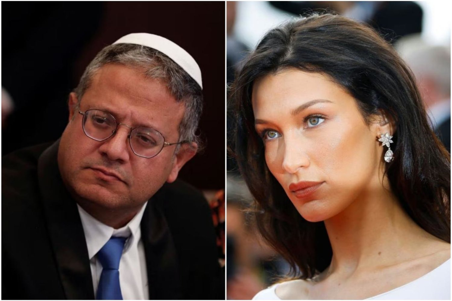 İsrail Ulusal Güvenlik Bakanı Ben-Gvir ve Bella Hadid birbirine girdi!