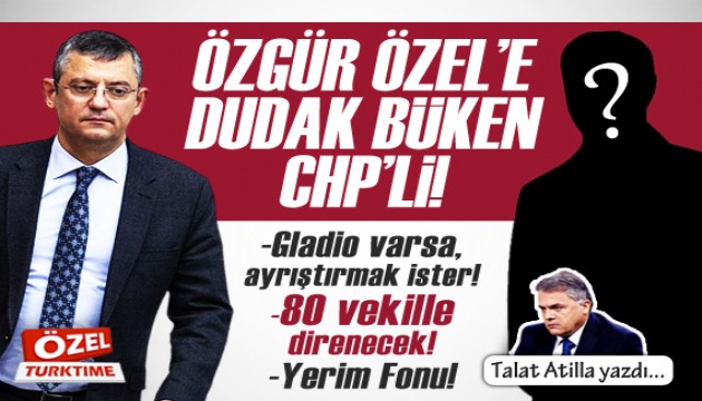 Talat Atilla yazdı: Özel'e dudak büken CHP'li!