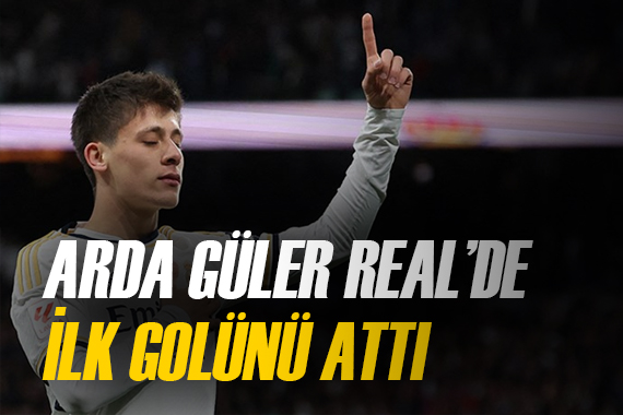 Arda Güler, Real Madrid deki ilk golünü attı