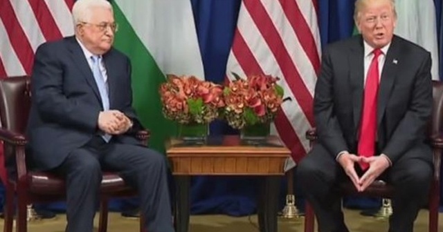 Trump, Filistin Başkanı ile görüştü