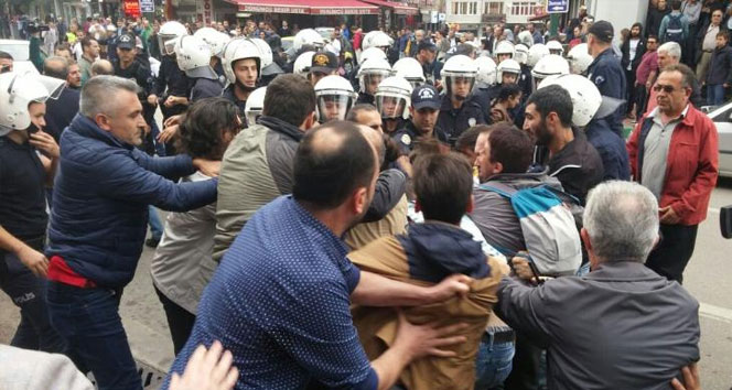 10 Ekim gösterisine polis müdahalesi